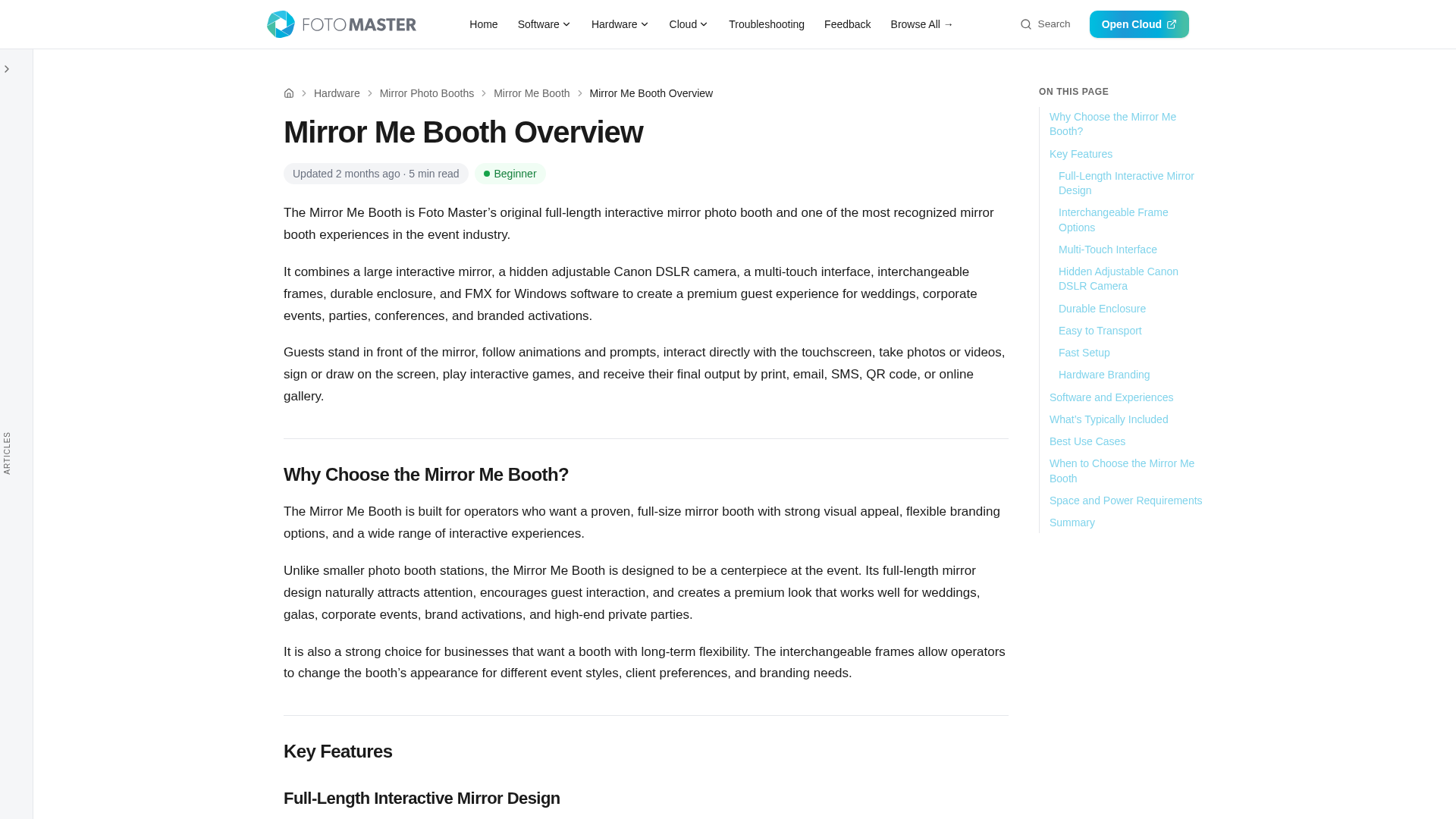 Mirror Me Booth by Foto Master